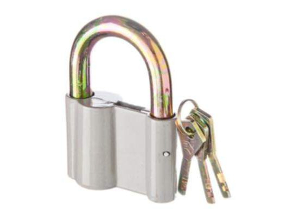 Замок навесной 70мм Ермак алюминиевый (72шт/кор)