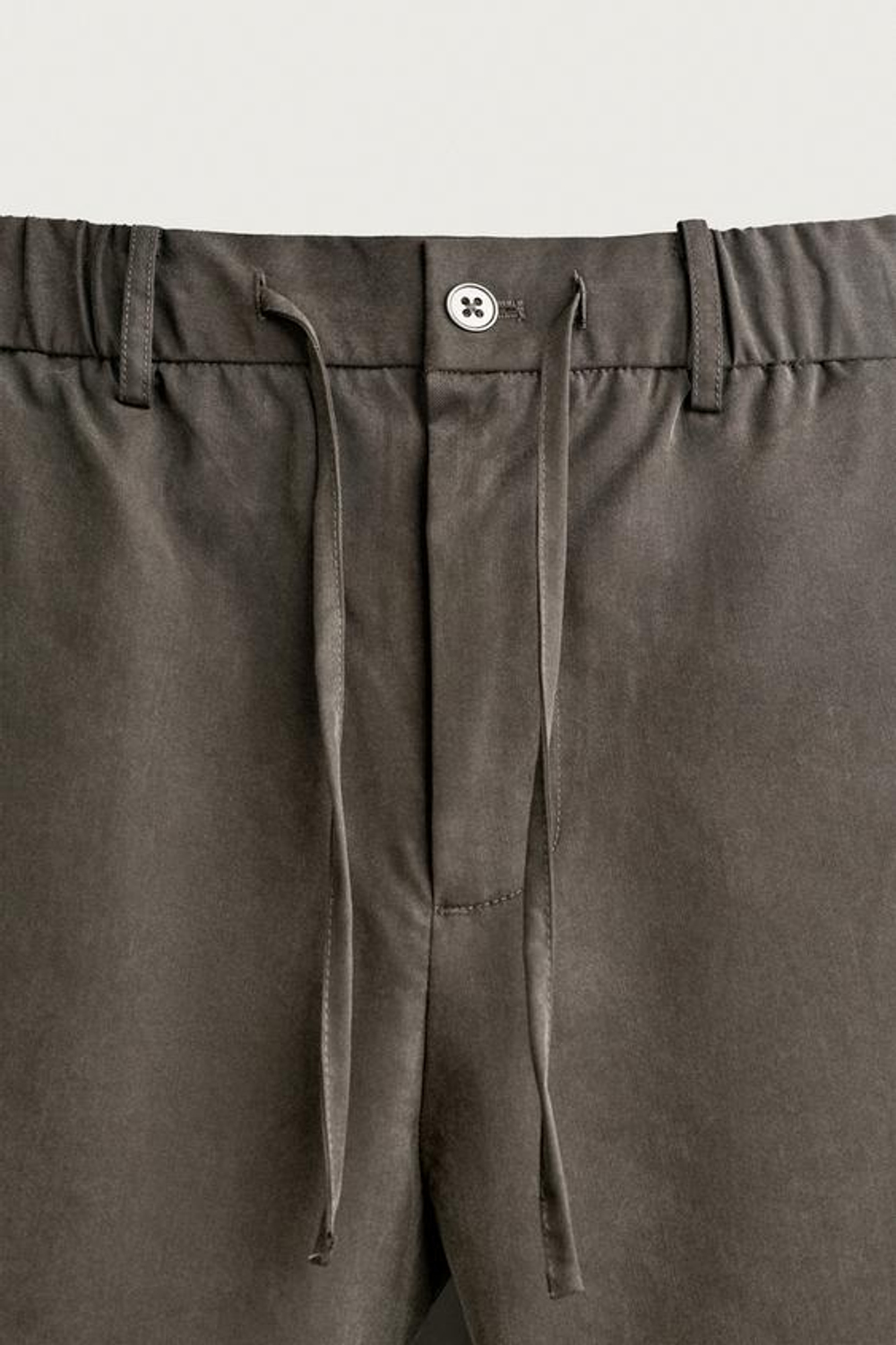 ZARA СТРУЯЩИЕСЯ ШОРТЫ RELAXED FIT, РОЗОВАТО-КОРИЧНЕВЫЙ