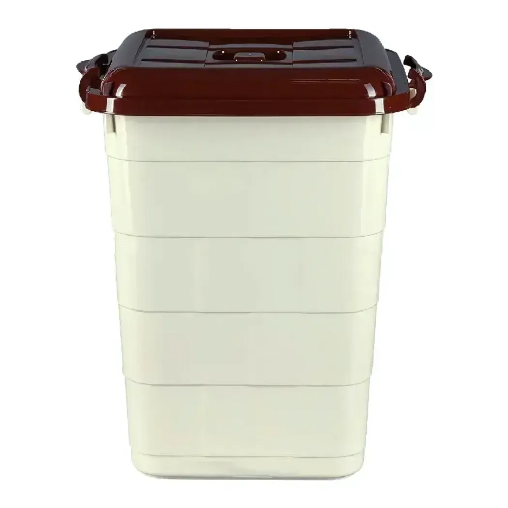 Бак Bricks 55л Слоновая кость + коричневый