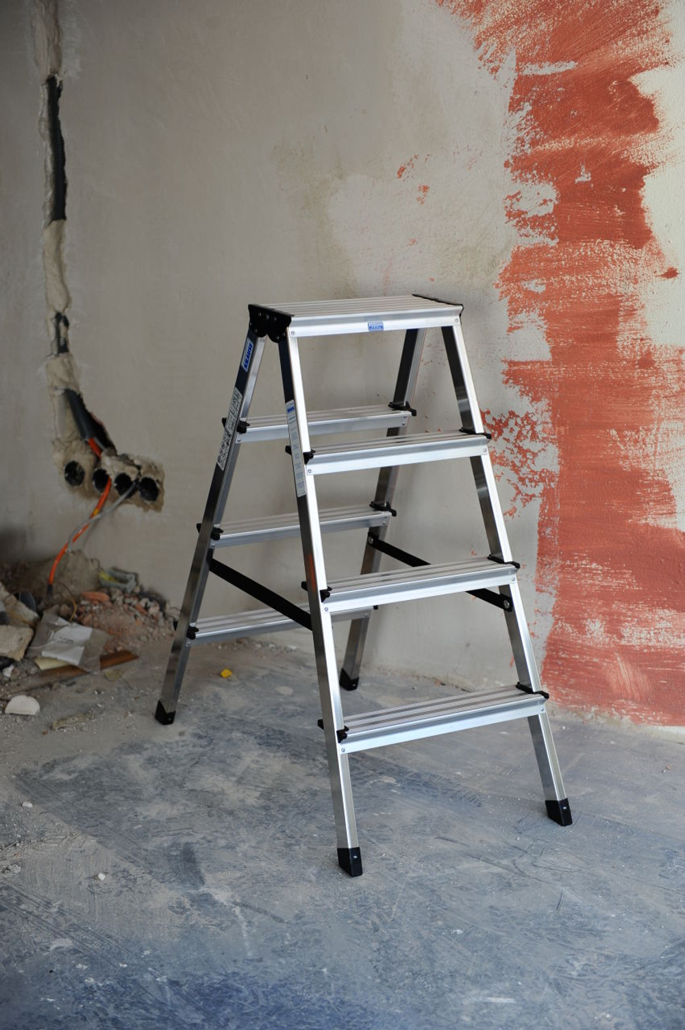 DOPPLO Двусторонняя стремянка, 2 х 4 ступ,2,65 чер (120335)