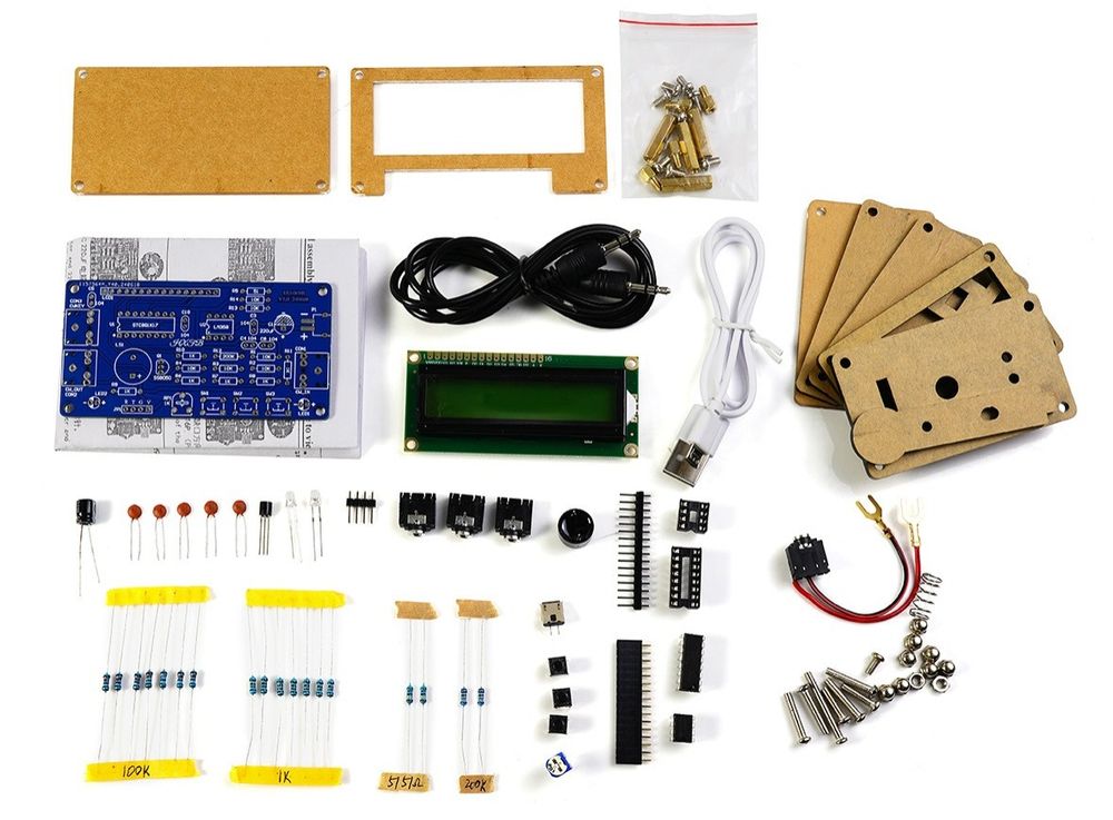 Набор для самостоятельной сборки и пайки (конструктор) "Азбука Морзе / декодер" с телеграфным ключом