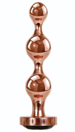 Золотистый анальный стимулятор-елочка Gold Digger Large - 13,5 см. (Цвет: золотистый)