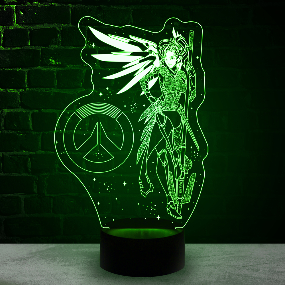 Ночник "Ангел Овервотч" (Mercy Overwatch)