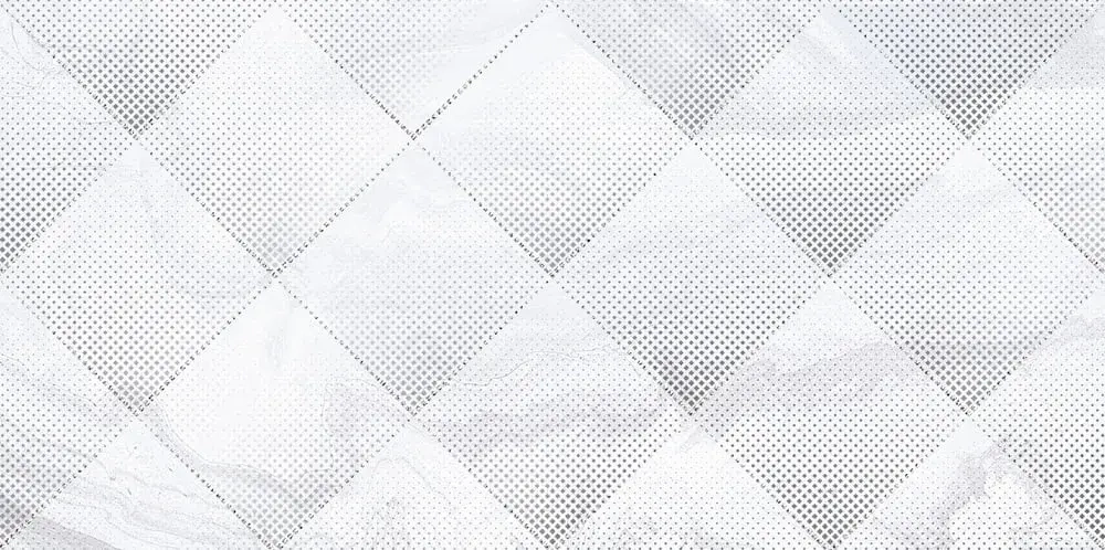 Декоративная плитка ALMA Ceramica DWU09ARC007 Arcadia 50x24.9 белая глянцевая с орнаментом