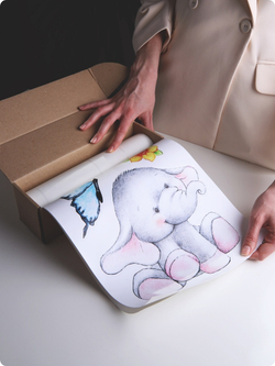 Интерьерные виниловые наклейки большие воздушные шары на стены в детскую, дома, облака, пейзаж