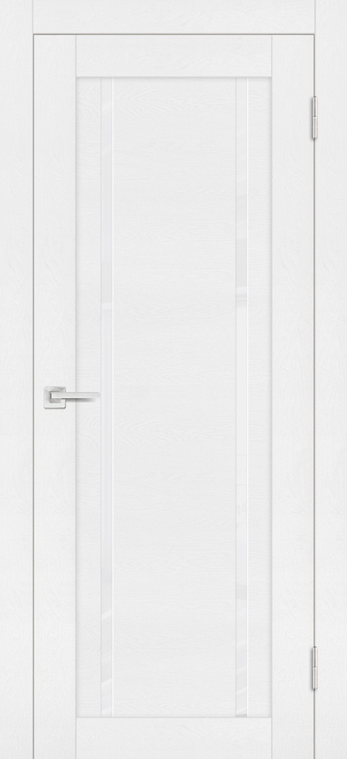 Дверь PST-9 / Цвет белый ясень / белоснежный лакобель / Двери PROFILO PORTE