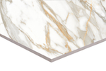 Керамогранит Arcadia Ceramica Calacatta Oro 60x120 см 1.44 м² глянцевый цвет белый