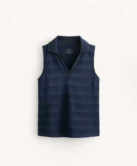 Oysho Футболка из 100% хлопка, морской синий