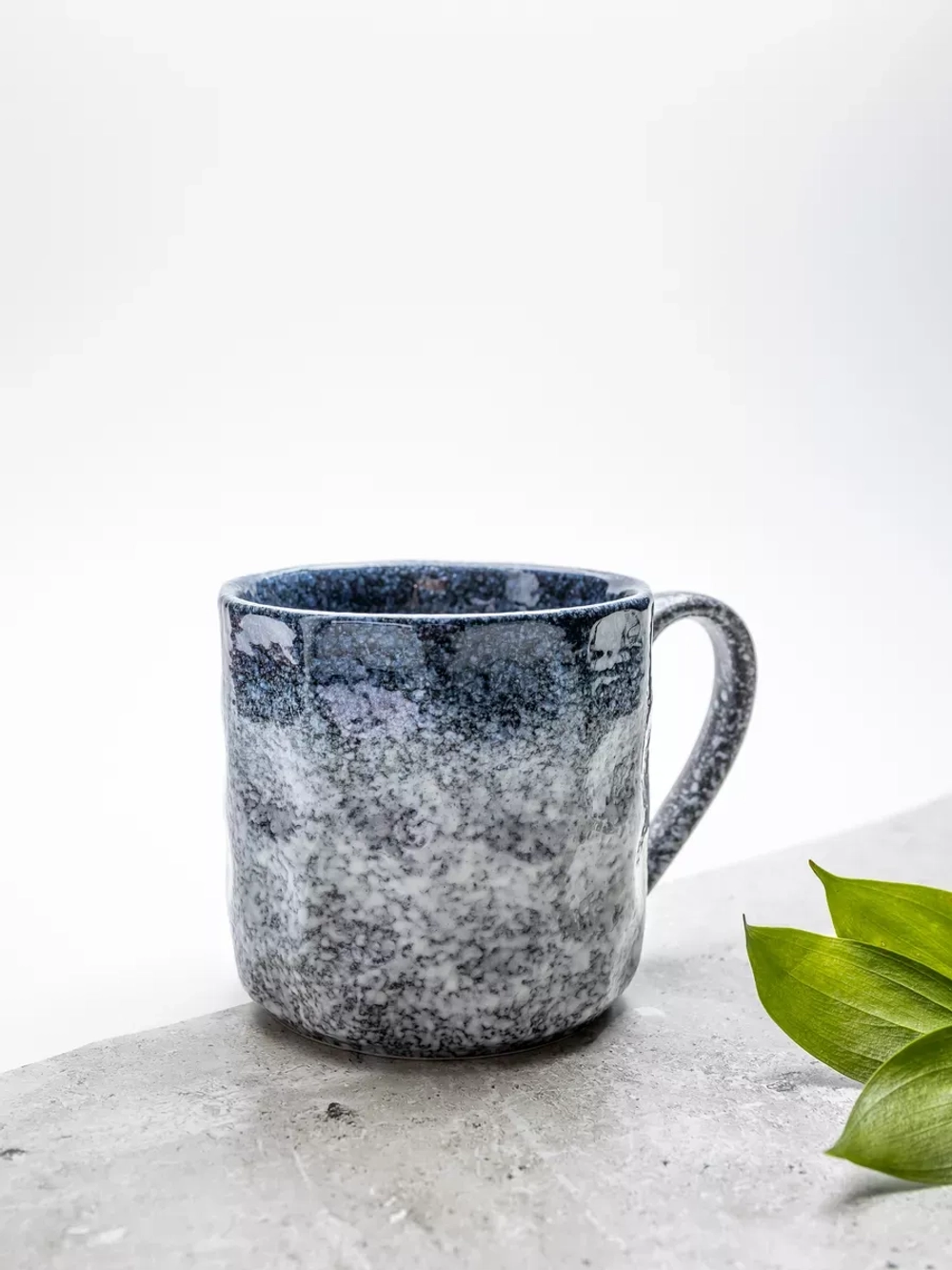 Набор посуды столовой: кружка, тарелка 25,3 см. Синий песок