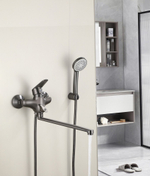 22023-P Смеситель для ванны (ГРАФИТ) HANSEN  (10/1шт)