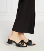 Шлепанцы кожаные monyca See By Chlo\u00e9 - черный(SB42012A 19098)