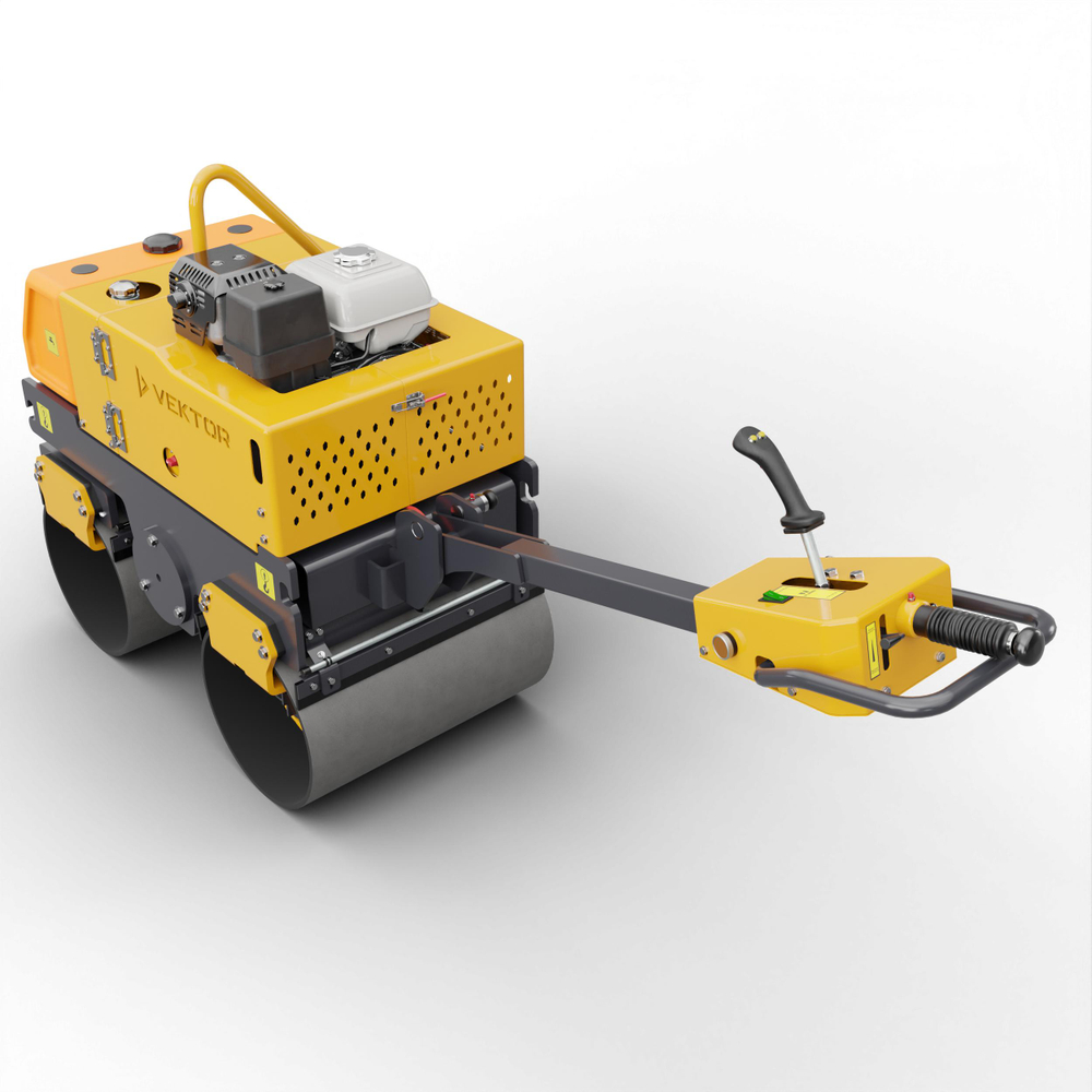 Виброкаток ручной двухвальцовый Vektor VRDR-800