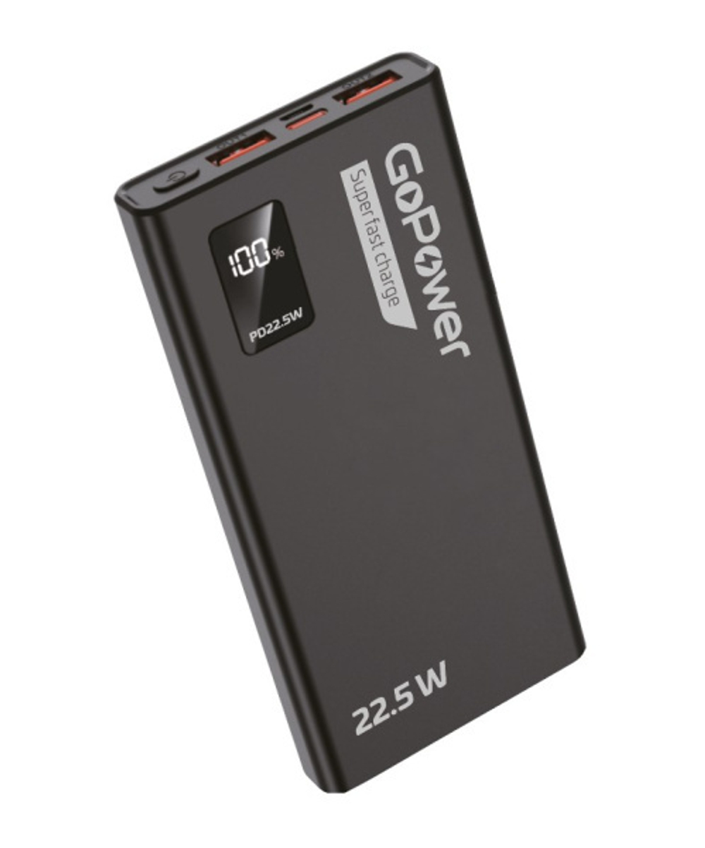 Внешний аккумулятор GoPower PB03-10 Power Pro 10000mAh черный