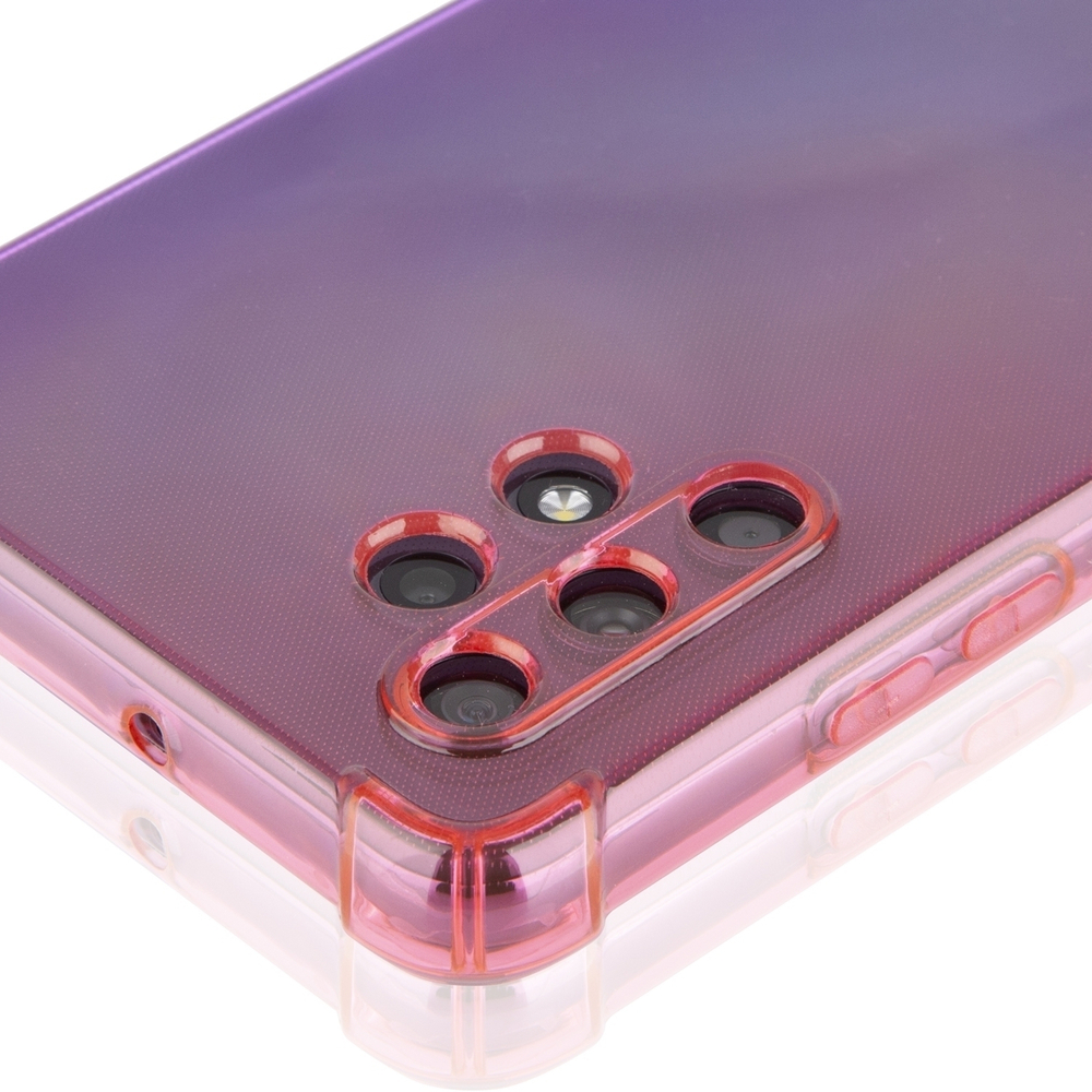 Чехол ROSCO для Samsung Galaxy A32 оптом (арт. SS-A32-HARD-TPU-PINK-PURPLE)