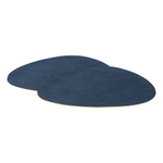 Набор из 2-х двухсторонних сервировочных салфеток drop, 33х41 см, синий/коричневый