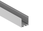 Накладной/подвесной алюминиевый профиль,32х35х2000. Цвет: Анодированное серебро,серия:DN8HFя:DN8ALE