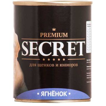 Секрет Премиум консервы для щенков ягненок