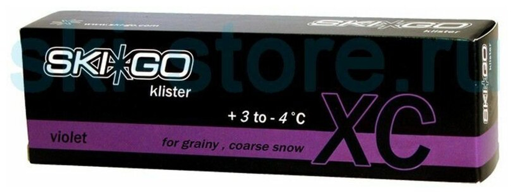 SkiGo Жидкая мазь клистер XC Klister Violet +3° до -4°С
