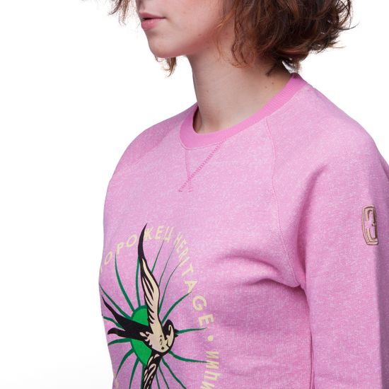 Толстовка ЗАПОРОЖЕЦ Ласточка 2 женская Розовый Меланж