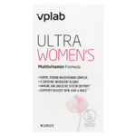 Vplab, Ultra Women’s, мультивитамины для женщин, 90 капсул