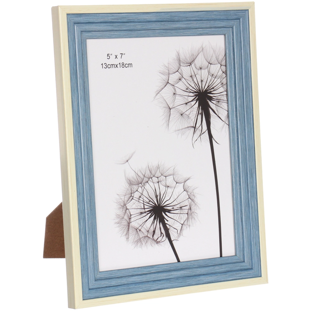 Фоторамка 13*18см «Вена» синий, пластик