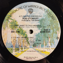 Винтажная виниловая пластинка LP Rod Stewart Atlantic Crossing (USA 1977)