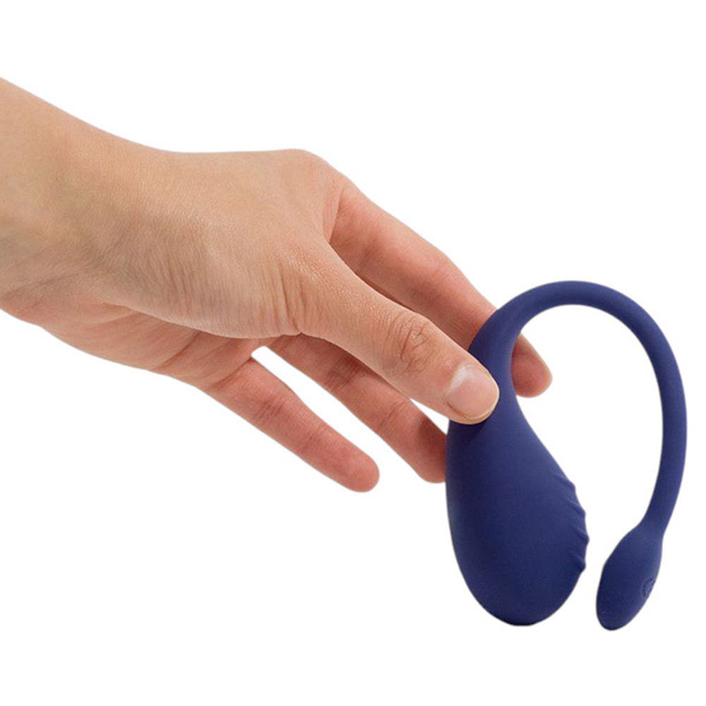 Синее аккумуляторное виброяйцо 9,4см Sose Aurora AU00102