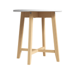 Стол журнальный NEO 2, цвет белый матовый / светлое дерево