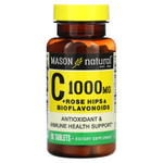 Mason Natural, Витамин C с шиповником и биофлавоноидами, 90 таблеток
