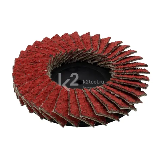 Лепестковый торцевой круг Karnasch Ø75 мм, Р36, CERAMIC QUICK-CHANGE MINI, артикул 12.1050.075.036