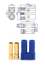 Разъем силовой EC-5 (F+M)