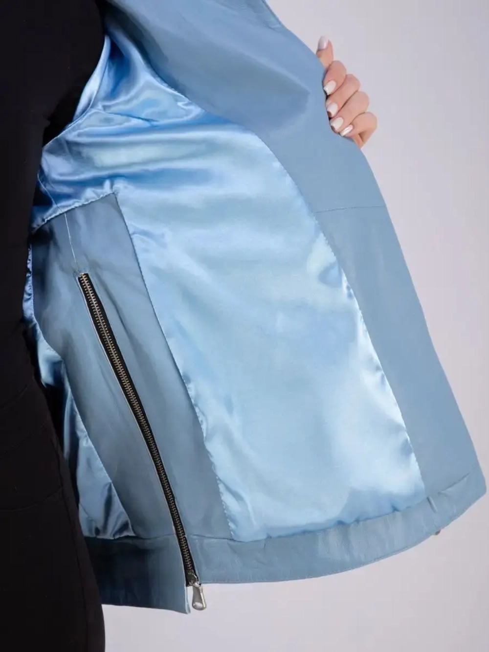 Кожаная куртка демисезонная косуха