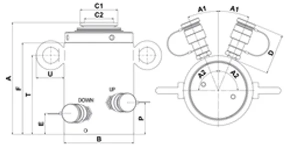Штоковая опора для домкратов Holmatro S 20/50 FN