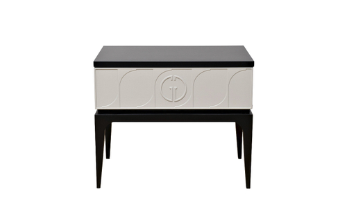 GD-00002 Тумбочка прикроватная Spinola черно/серая 60*40*50см