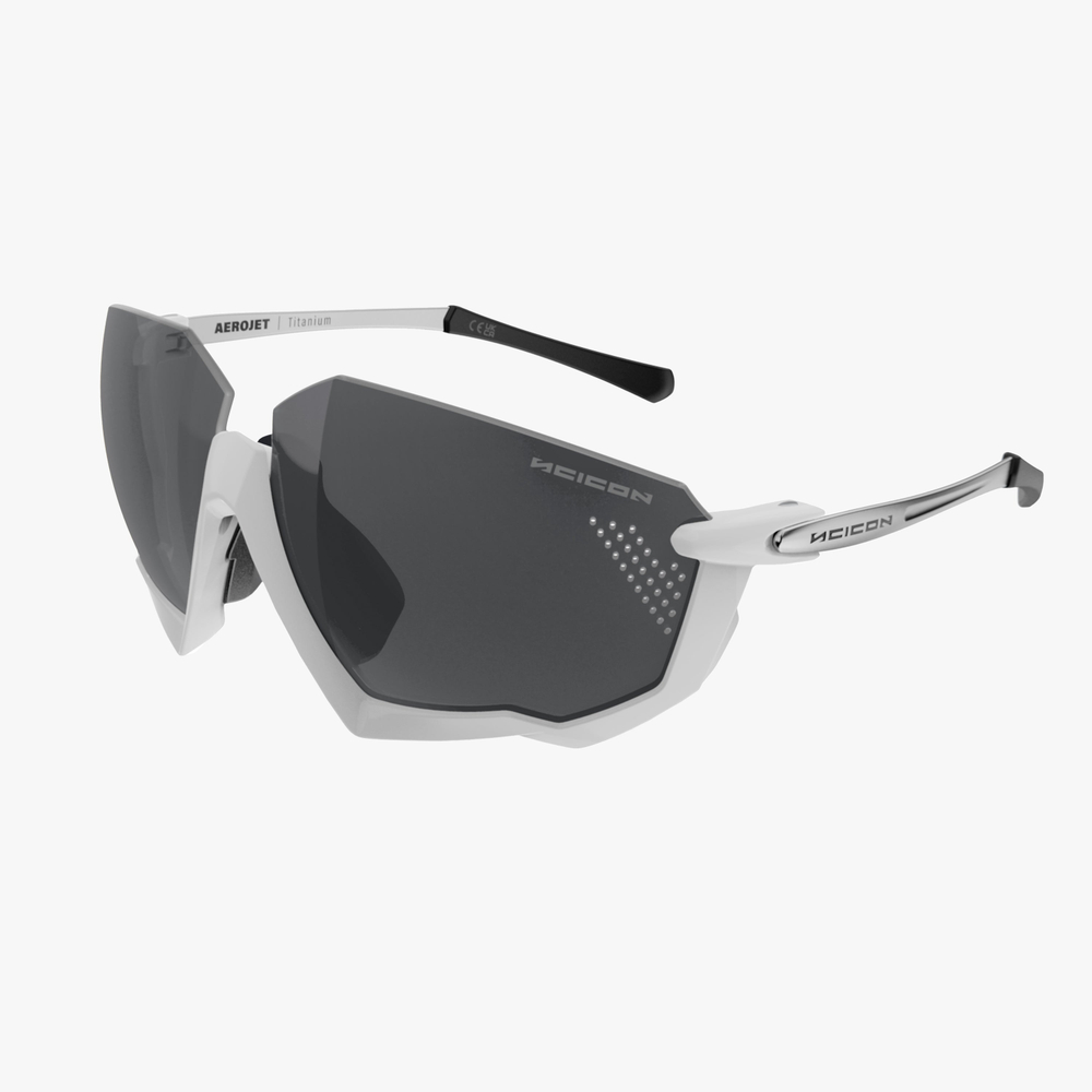 Спортивные очки c диоптриями Scicon Aerojet Titanium Sunglasses Metal White Multi Mirror Silver + Rain Clear Lenses