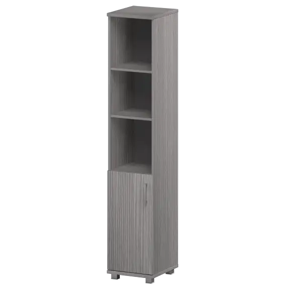 Стеллаж высокий узкий полузакрытый &quot;НТ-540;НТ-600&quot; 400x445x2050 Аргентум