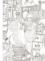 Encyclopedia of Strange Diseases. Coloring book