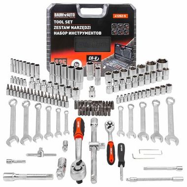 Набор инструментов в пластиковом кейсе (125 предметов) Baum Auto BM-41252-5