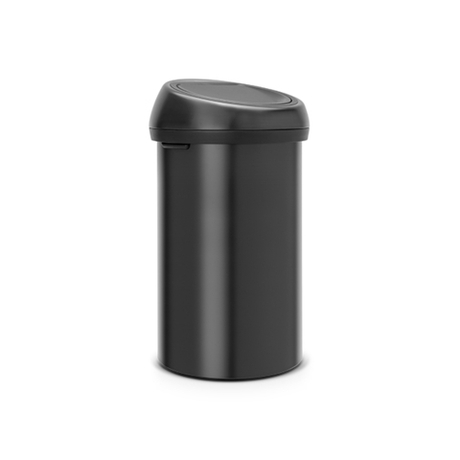 Ведро для мусора Brabantia Touch Bin черное матовое 60л