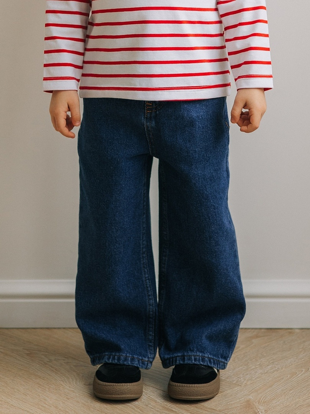 Джинсы Wide Leg, Синий