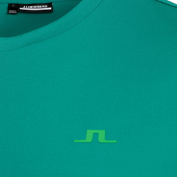 Мужское теннисное поло JLindeberg Ade T-Shirt Men - Green