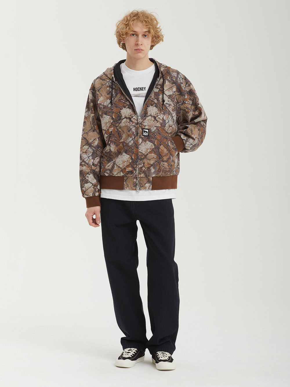 Мужская Куртка Obey Glen Zip Up