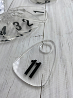 акрил номерки ключи