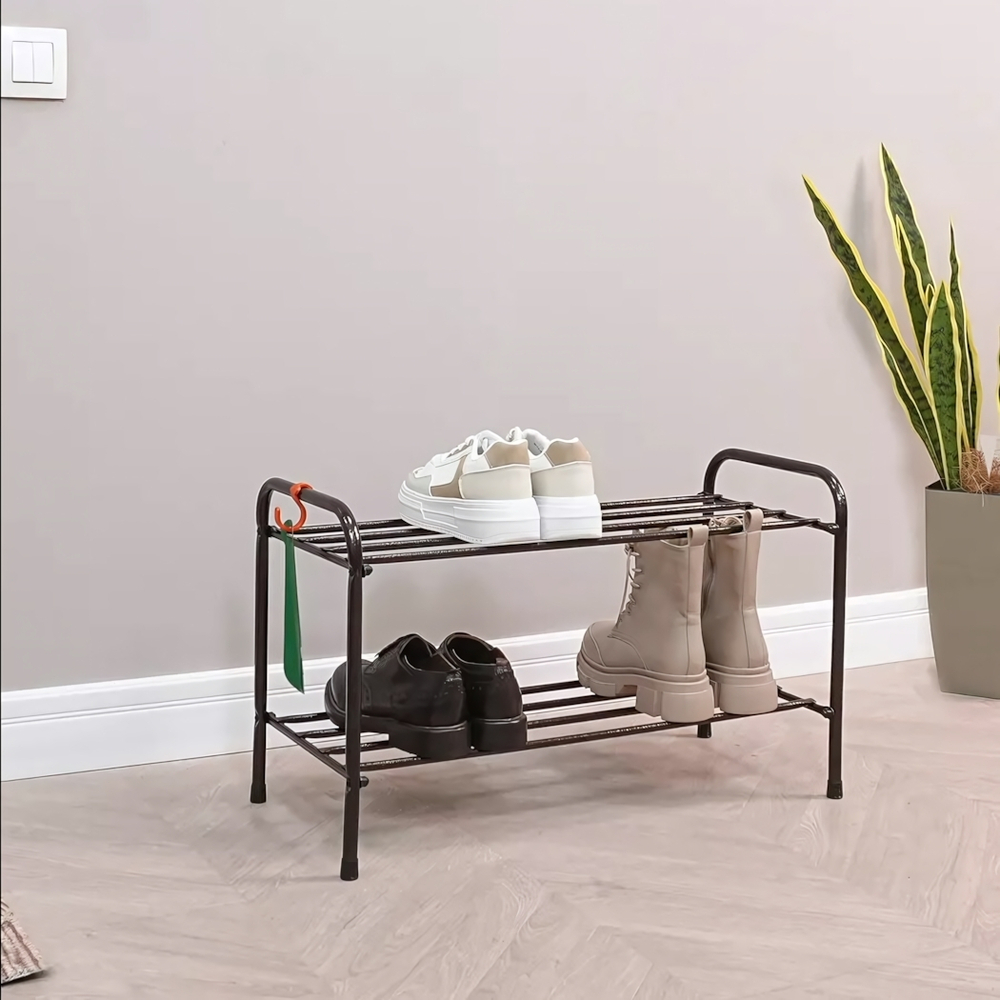 Подставка для обуви "Альфа 22" коричневая