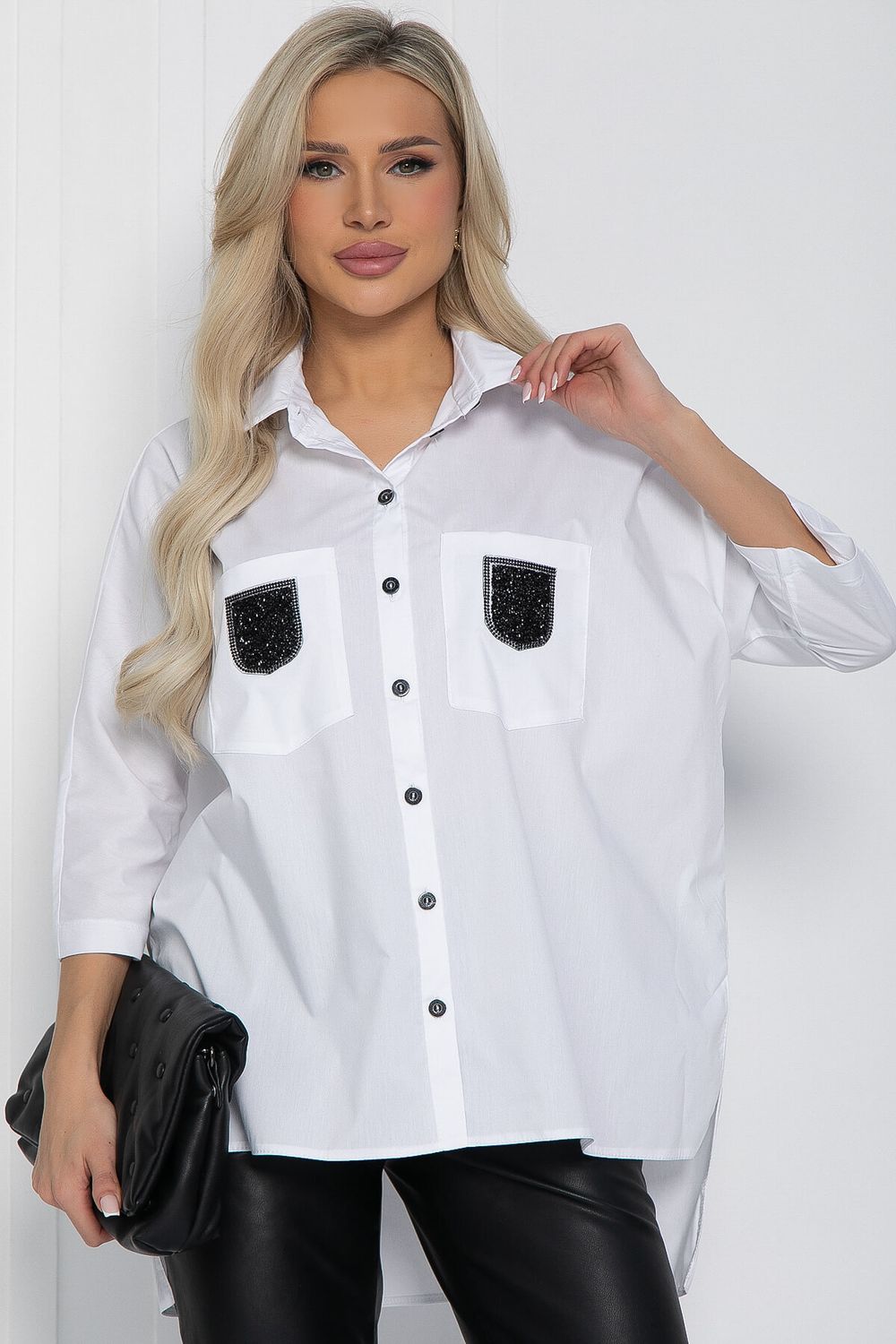 Рубашка Этьен (белая) Б12613-10 LT Collection