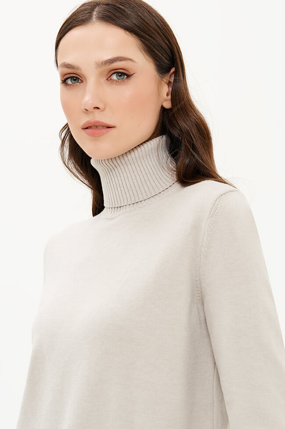 23375 Свитер женский (жемчужный)