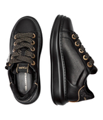 Кожаные кроссовки kapri Karl Lagerfeld - черный(KL62574F)