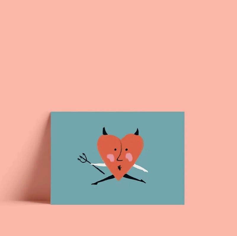 Открытка – Сердце (Балерун)