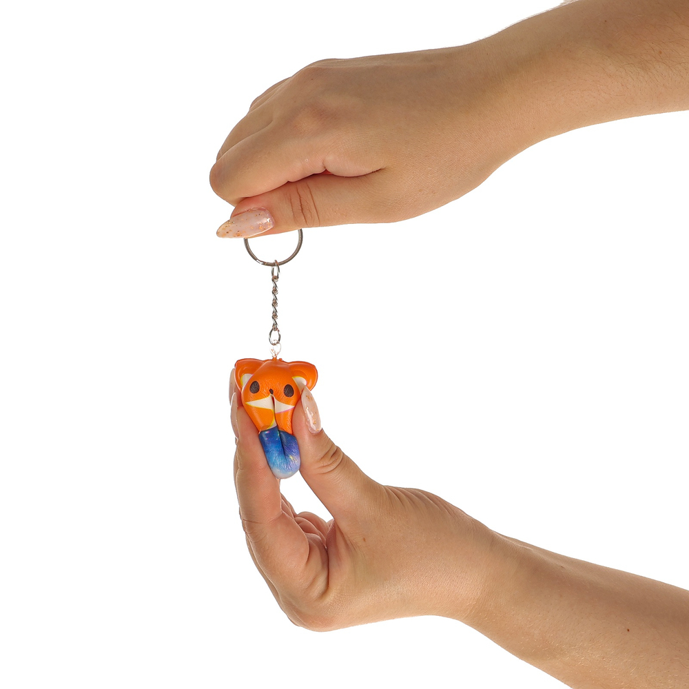 Сквиш - брелок детский «Зверята», антистресс игрушка - мялка, МИКС