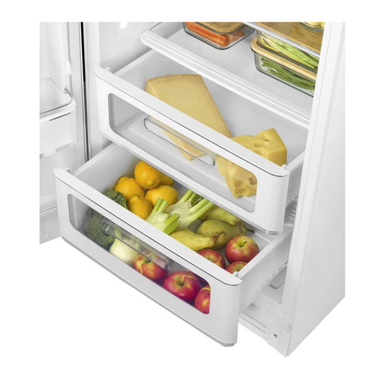 Холодильник Smeg FAB28LWH6, белый
